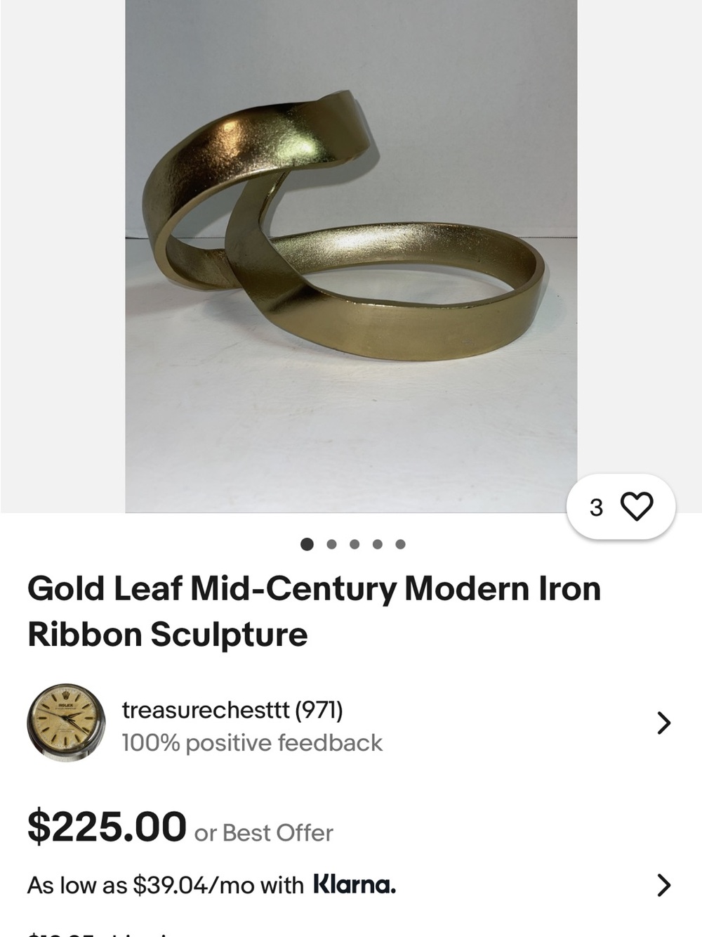 Ribbon Sculpture